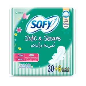 Sofy Soft & Secure Maxi compressed Regular with Wings (30 +10 pieces)