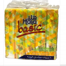 Hala Face Tissues, 200 Sheets, 2 Plies, 10 Packs