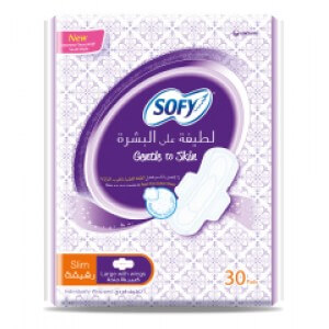 Sofy gentle to skin Slim large with Wings 10 pads