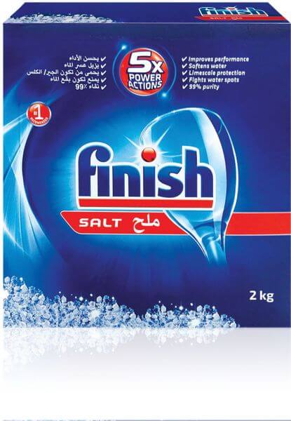 Finish Dishwasher Detergent Salt, 2kg