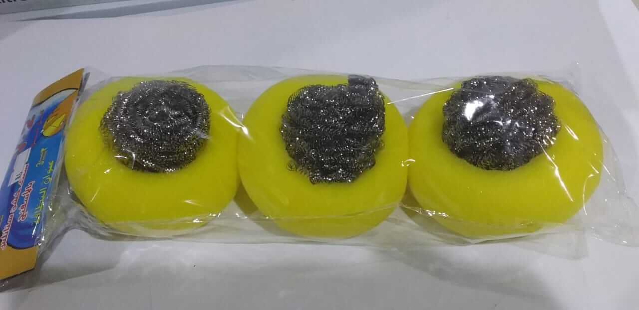 V.2 STAINLESS STEEL SCOURER 3 PIECES