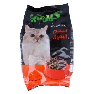 Cutey Cat Food - Beef Flavour, 1.5kg