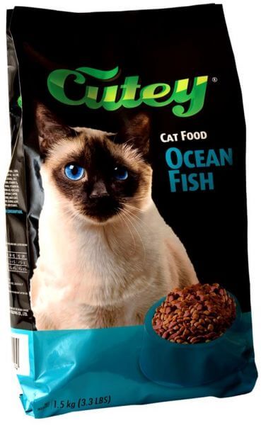 Cutey Cat Food - Ocean Fish, 1.5kg